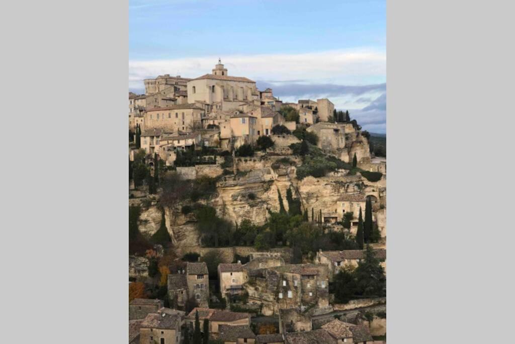 Villa Le Bastidon de L Olivier à Gordes Extérieur photo